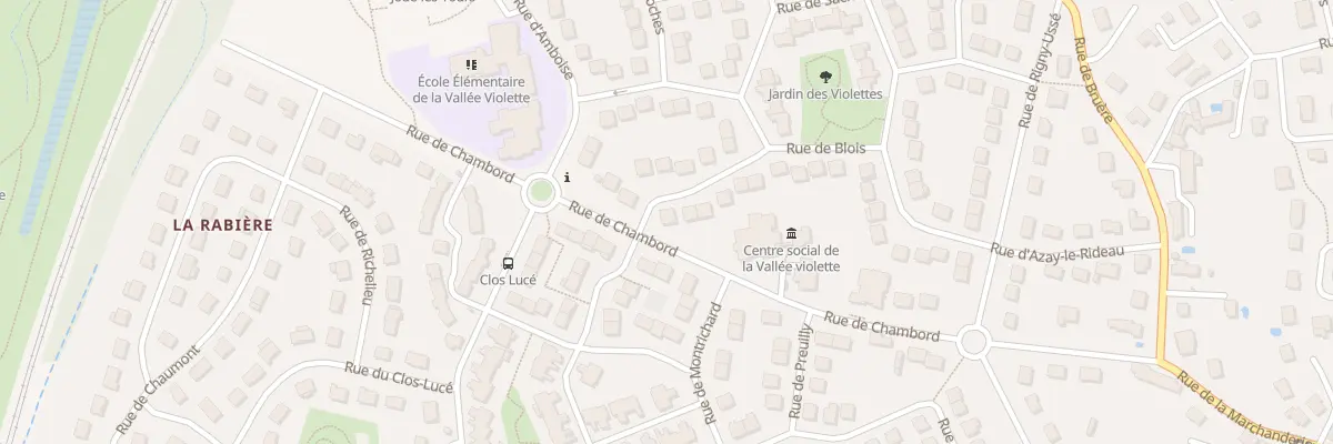 Plan du 30 Rue de Langeais à Joué-lès-Tours