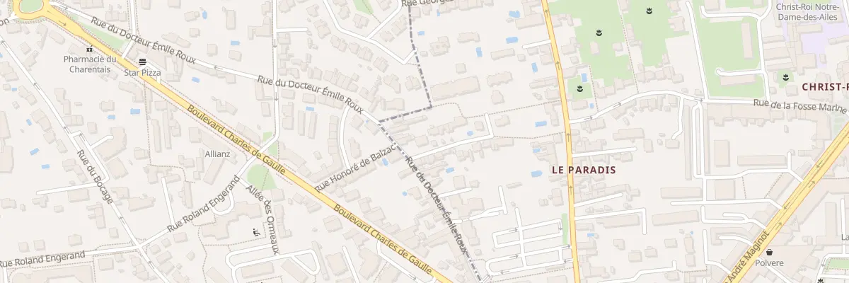 Plan du 2 Rue Matisse à Tours