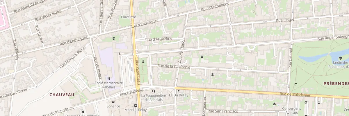 Plan du 116 Rue Roger Salengro à Tours