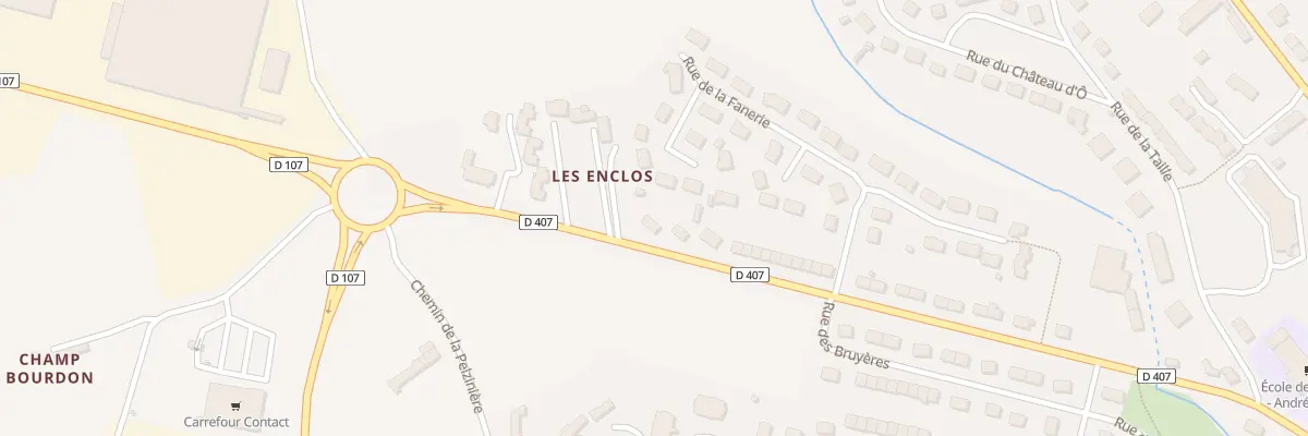 Plan du 54 Av des Loges à Val-au-Perche