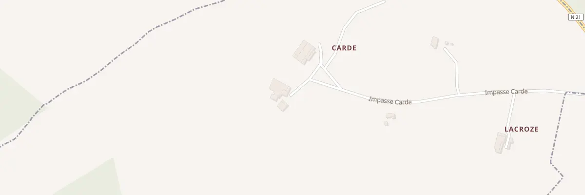 Plan du 619 Imp Carde à Lédat