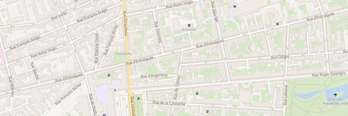 Plan du 178 Rue d’Entraigues à Tours