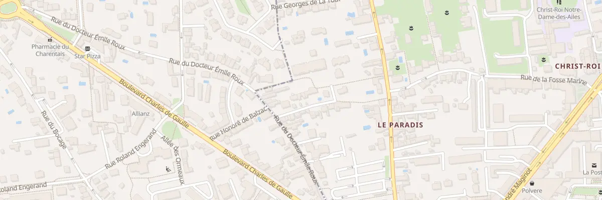 Plan du 4 Rue Matisse à Tours