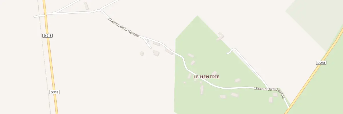 Plan du 327 Che de la Hentrie à Irai