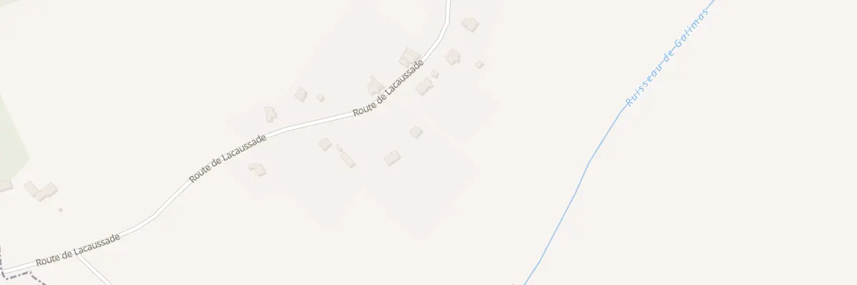 Plan du 290 Rte de Lacaussade à Monbahus