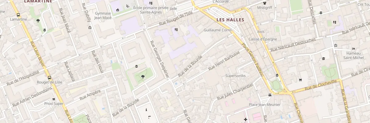 Plan du 17 Rue de la Bourde à Tours