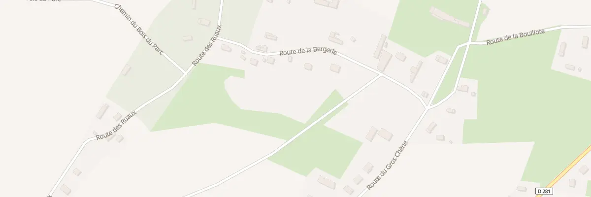 Plan du 21 Rte de la Bergerie à Saint-Arnoult