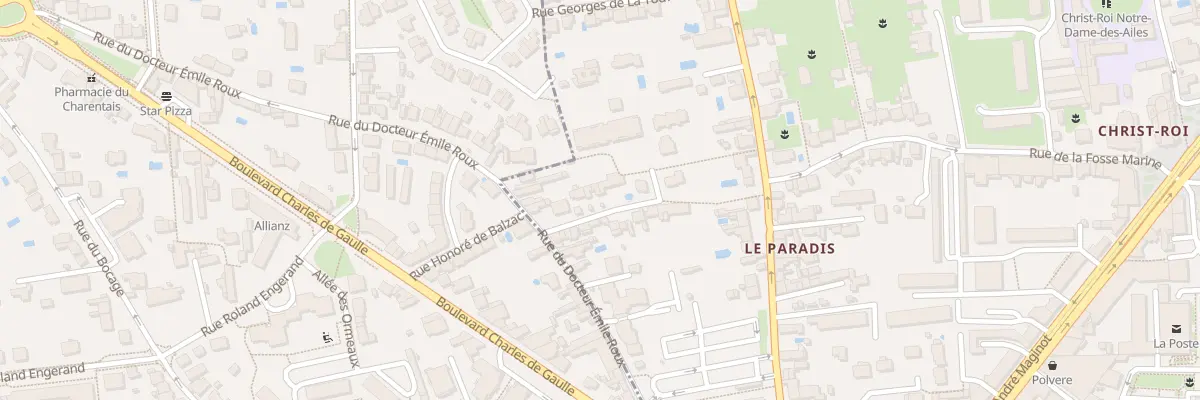 Plan du 6 Rue Matisse à Tours