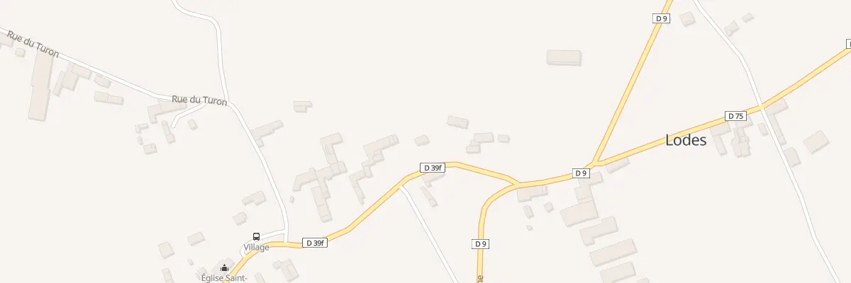 Plan du 9000 Village à Lodes