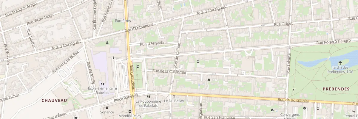 Plan du 112 Rue Roger Salengro à Tours