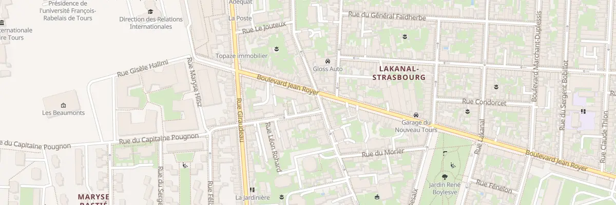 Plan du 144 Bd Jean Royer à Tours