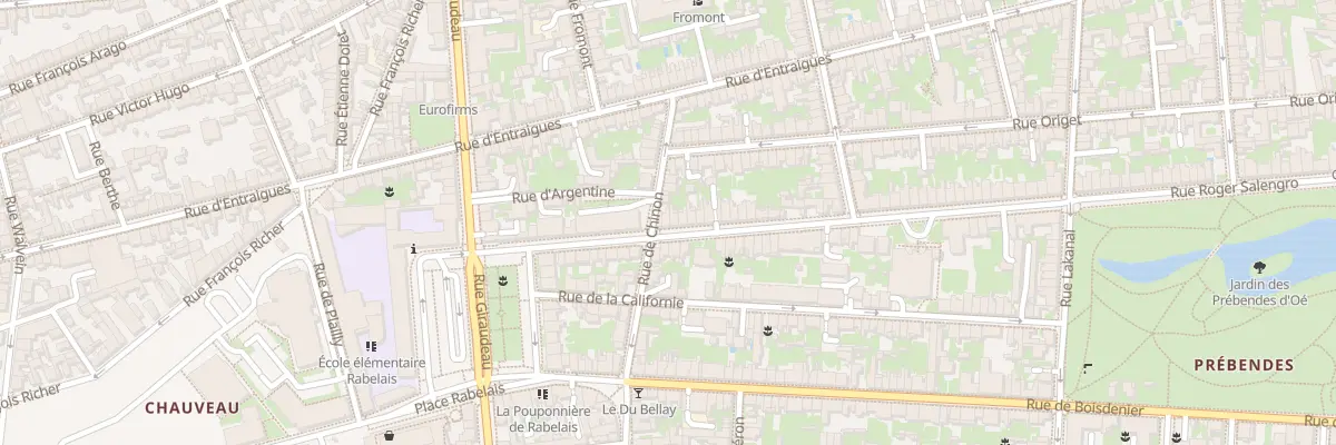 Plan du 159 Rue Roger Salengro à Tours