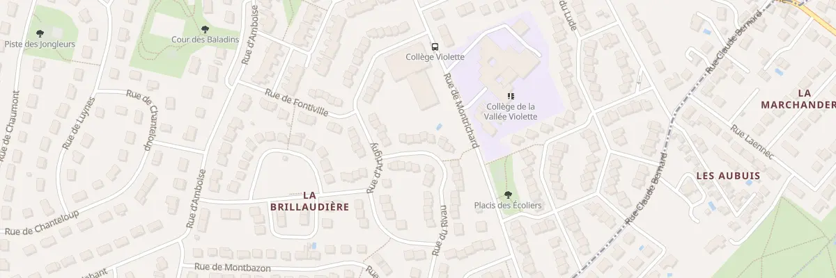 Plan du 8 Rue du Rivau à Joué-lès-Tours