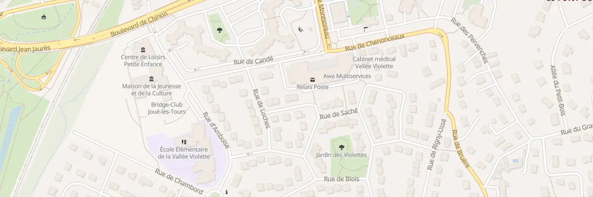 Plan du 8 Rue de Villandry à Joué-lès-Tours