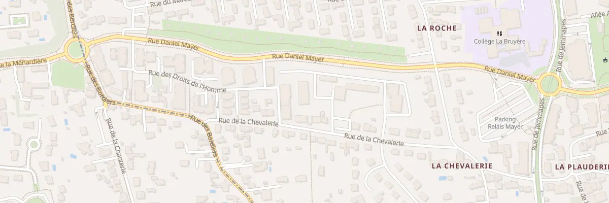 Plan du 95 Rue de la Chevalerie à Tours