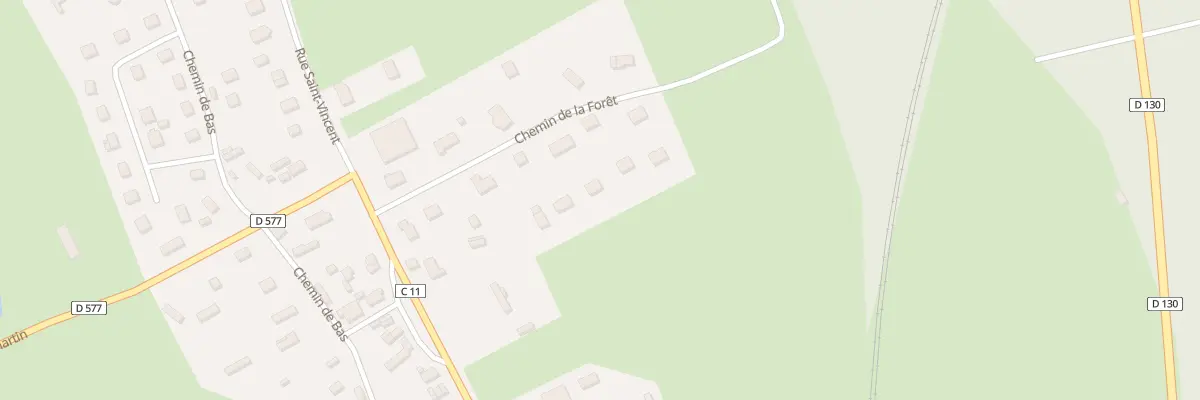 Plan du 14 Che de la Foret au Tronquay