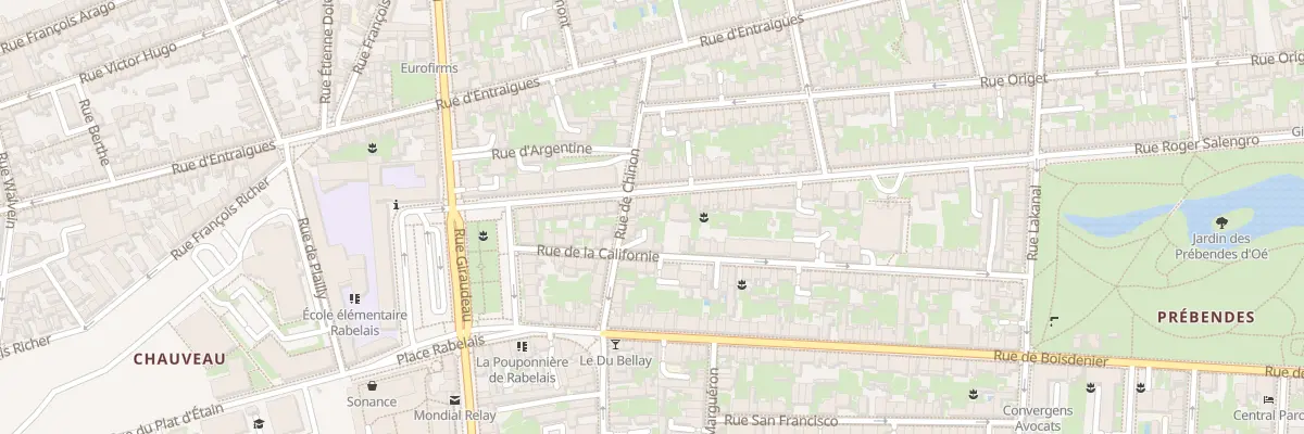 Plan du 108 Rue Roger Salengro à Tours