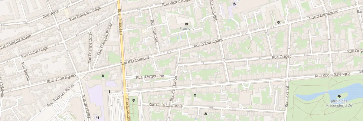 Plan du 139 Rue Origet à Tours