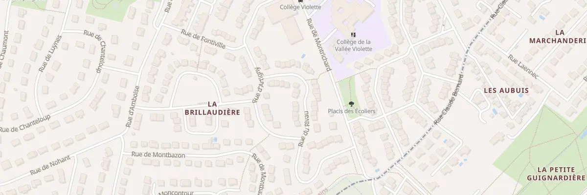 Plan du 15 Rue du Rivau à Joué-lès-Tours