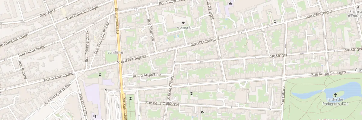 Plan du 137 Rue Origet à Tours