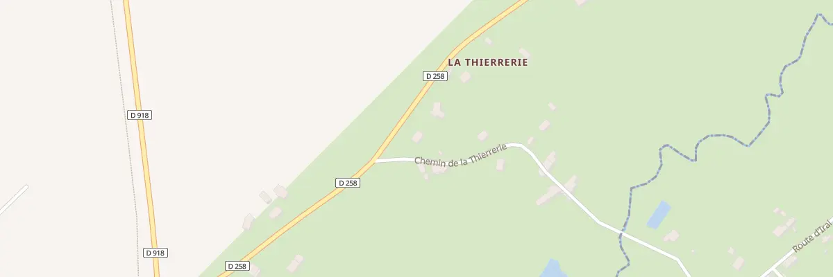 Plan du 1945 Rte de Randonnai à Irai