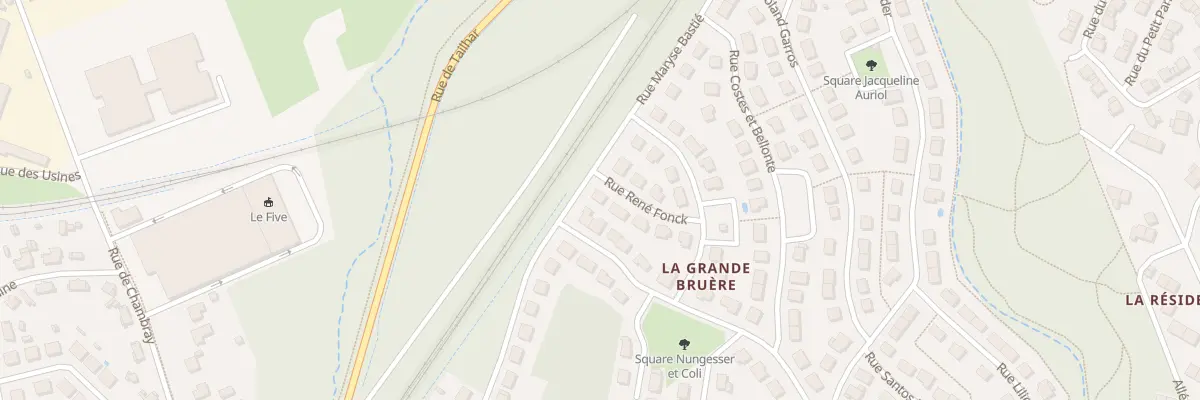 Plan du 33 Rue Maryse Bastié à Joué-lès-Tours
