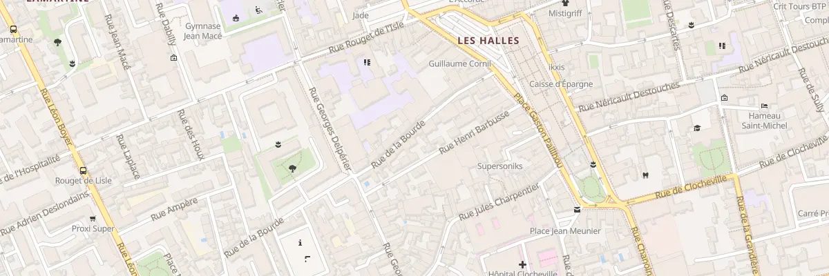 Plan du 12B Rue de la Bourde à Tours