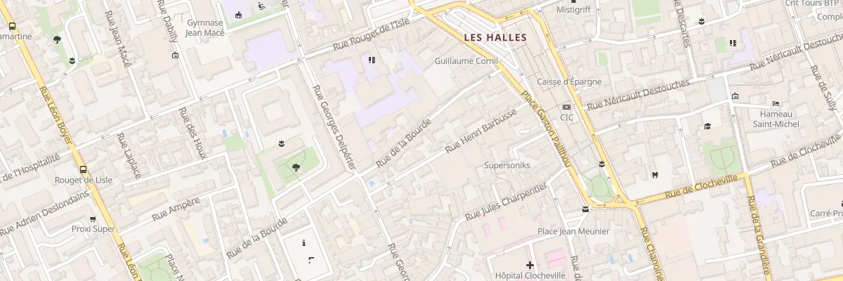 Plan du 12T Rue de la Bourde à Tours