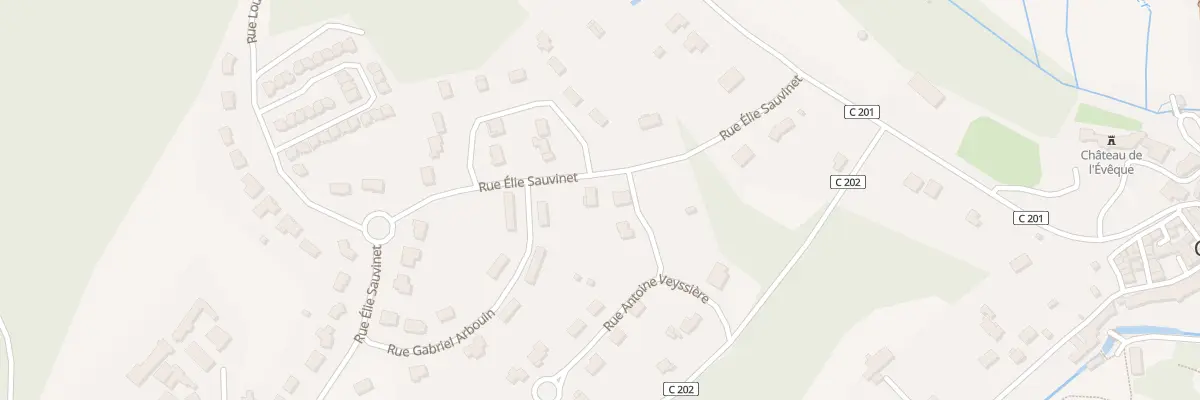 Plan du 195 Rue Elie Sauvinet à Château-l’Évêque