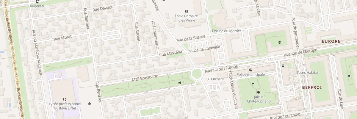 Plan du 78 Rue Delaroche à Tours