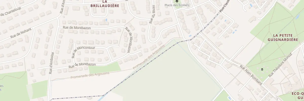 Plan du 37 Rue du Rivau à Joué-lès-Tours