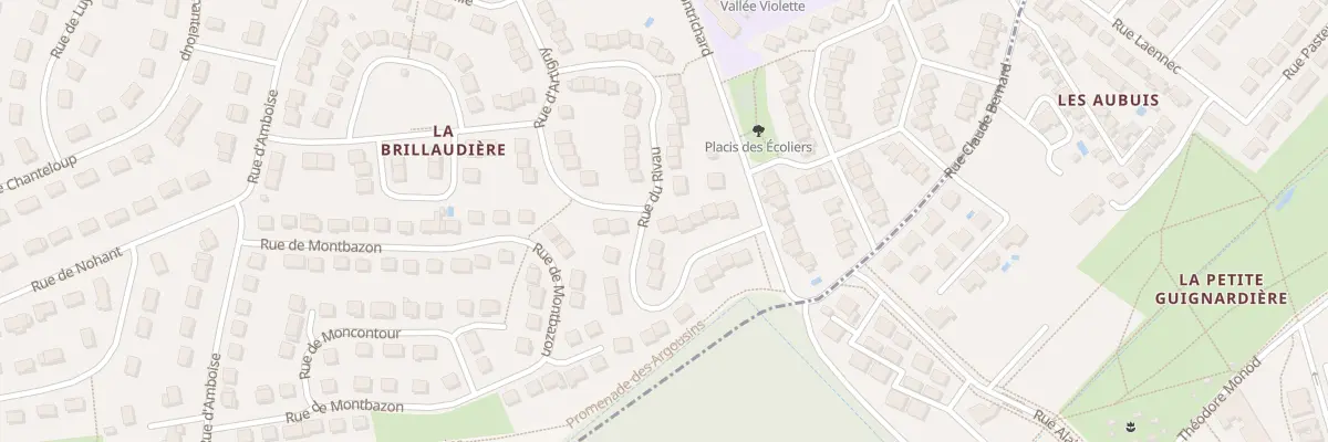 Plan du 36 Rue du Rivau à Joué-lès-Tours