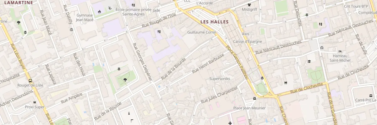 Plan du 10B Rue de la Bourde à Tours