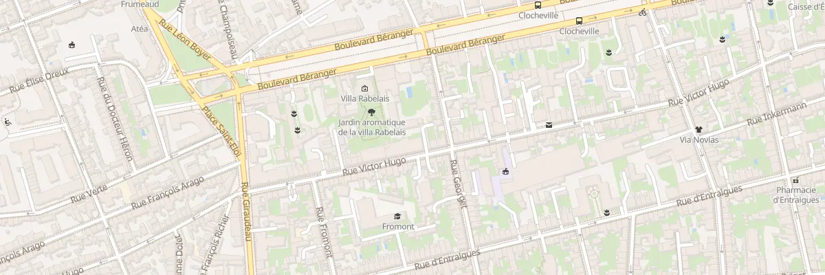 Plan du 159 Rue Victor Hugo à Tours