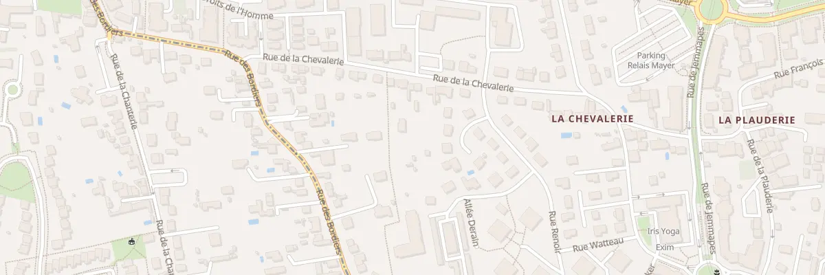 Plan du 82 Rue de la Chevalerie à Tours
