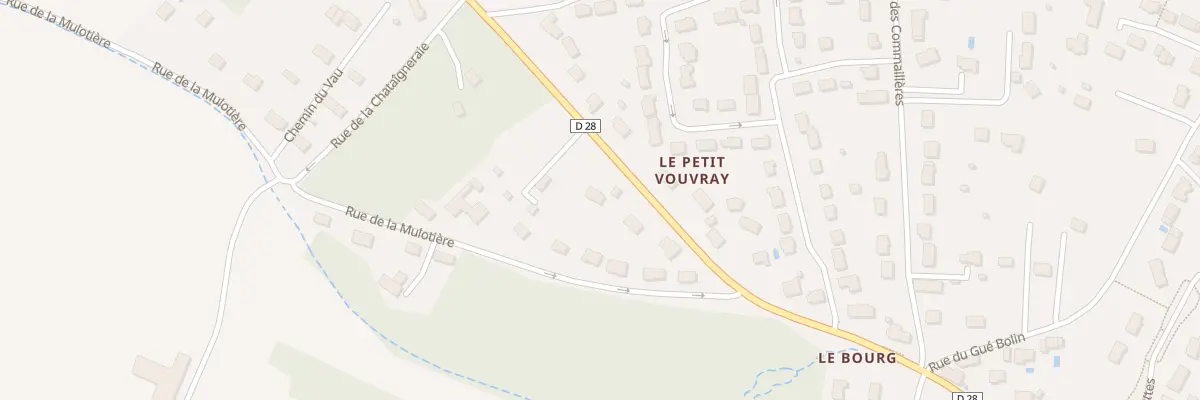 Plan du 22 Rue du Coq Hardi à Cerelles