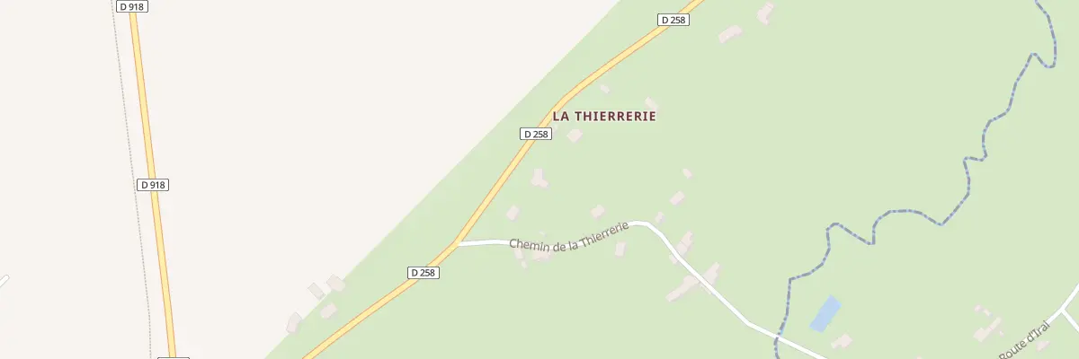 Plan du 1875 Rte de Randonnai à Irai