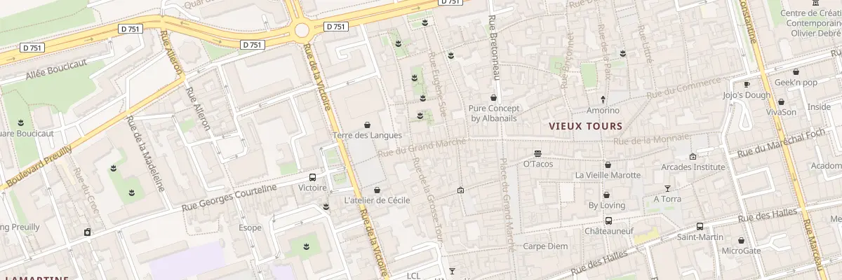 Plan du 53 Rue du Grand Marché à Tours