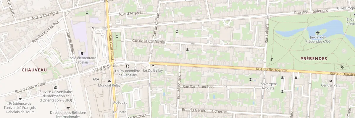 Plan du 139 Rue de Boisdenier à Tours