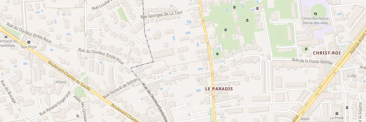 Plan du 14 Rue Matisse à Tours