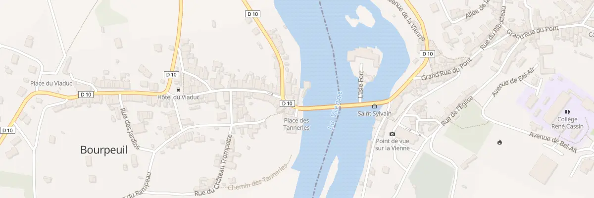 Plan du 4 Rte du Viaduc au Vigeant