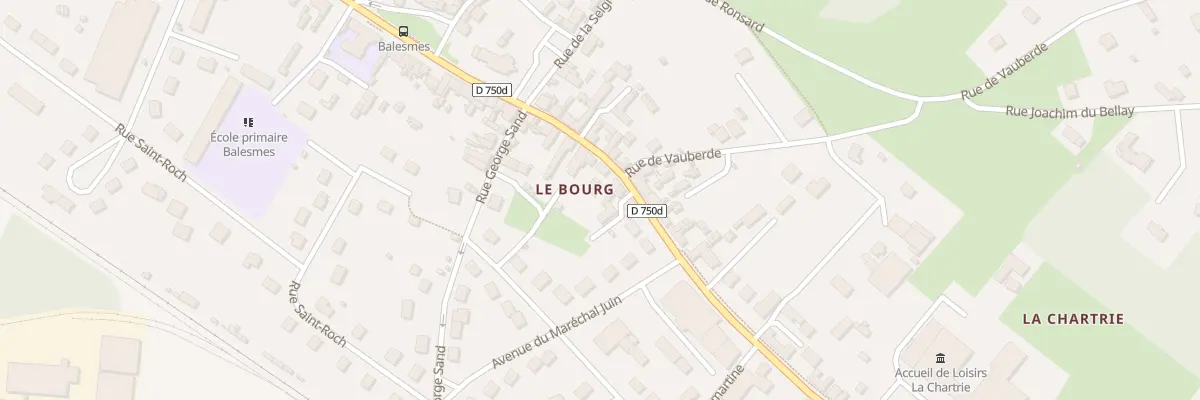 Plan du 68 Rue Francois Mitterrand à Descartes