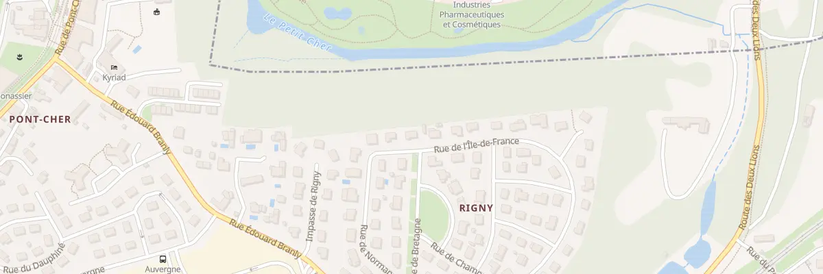 Plan du 24 Rue de Normandie à Joué-lès-Tours