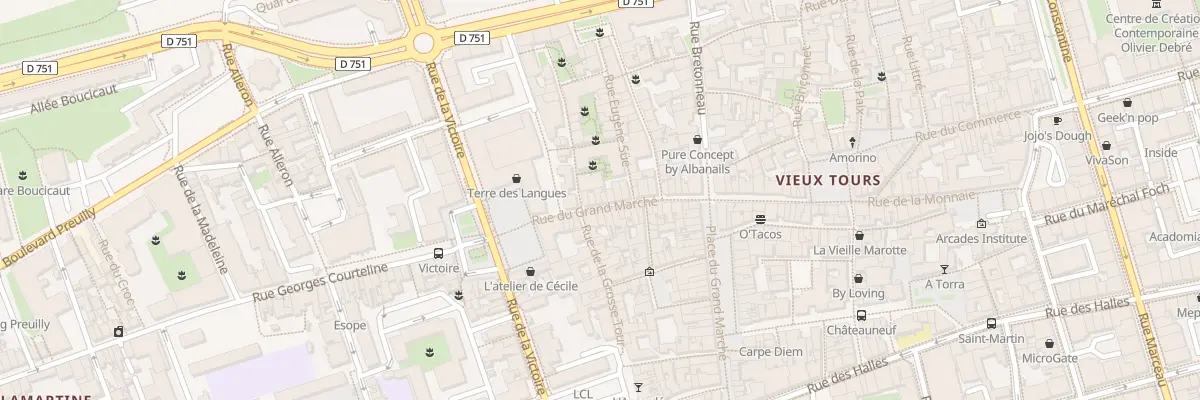 Plan du 51 Rue du Grand Marché à Tours