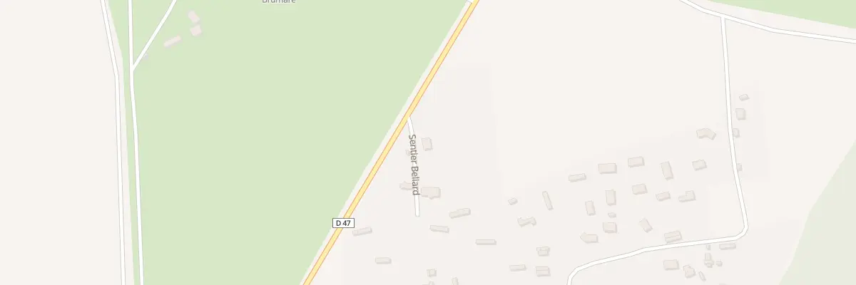 Plan du 3 Sen Beliard à Brestot