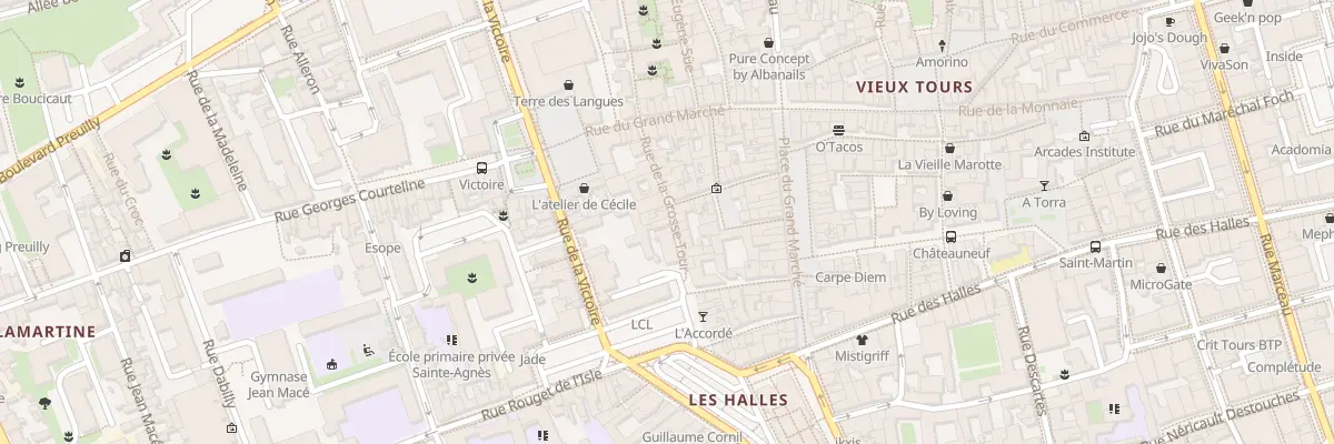 Plan du 17 Rue de la Grosse Tour à Tours