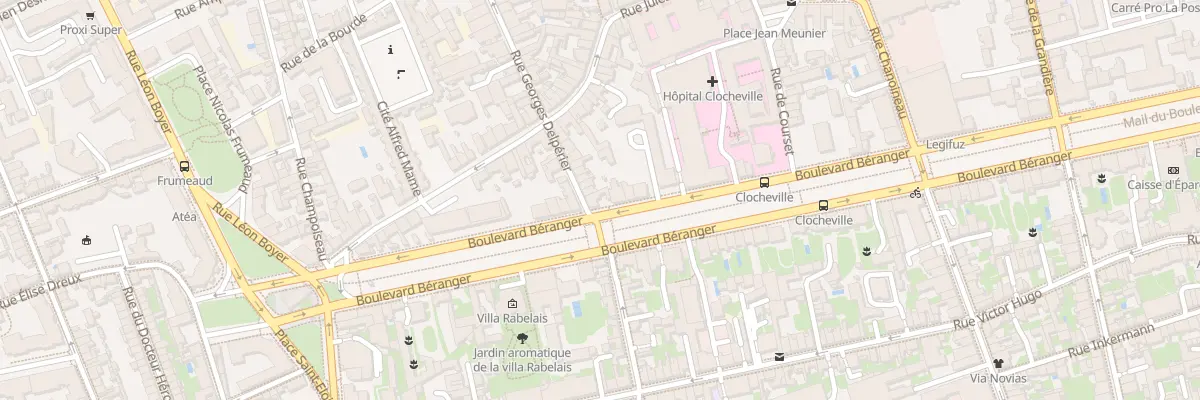 Plan du 59 Bd Béranger à Tours