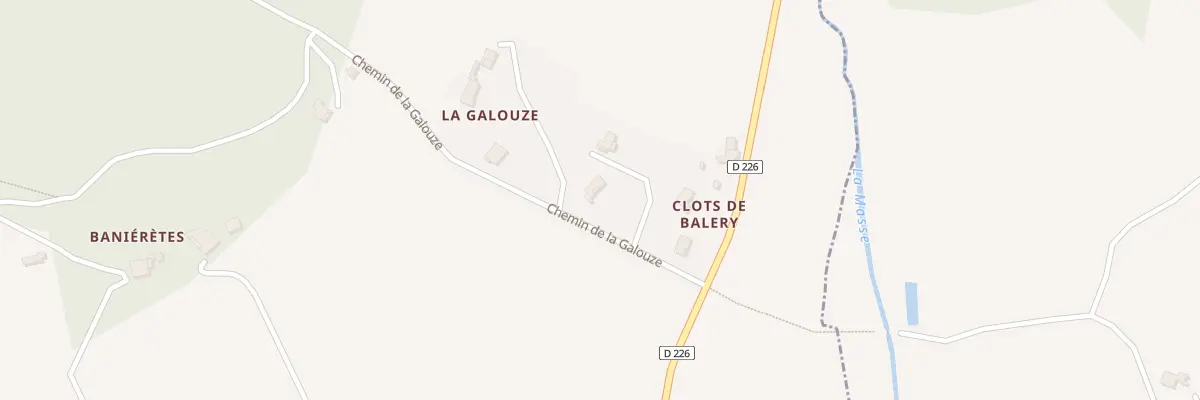 Plan du 138 Che de la Galouze à Sainte-Colombe-de-Villeneuve