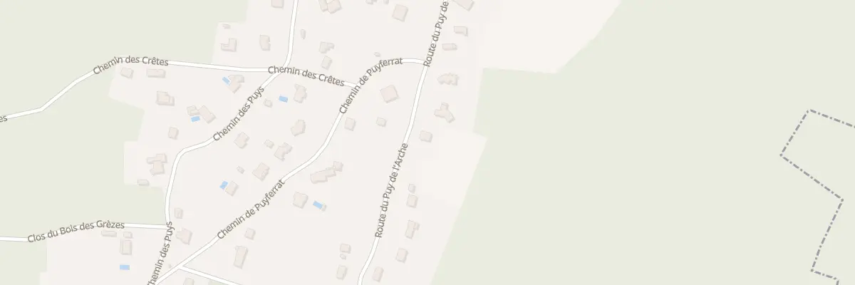Plan du 42 Rte du Puy de l’Arche à Chancelade