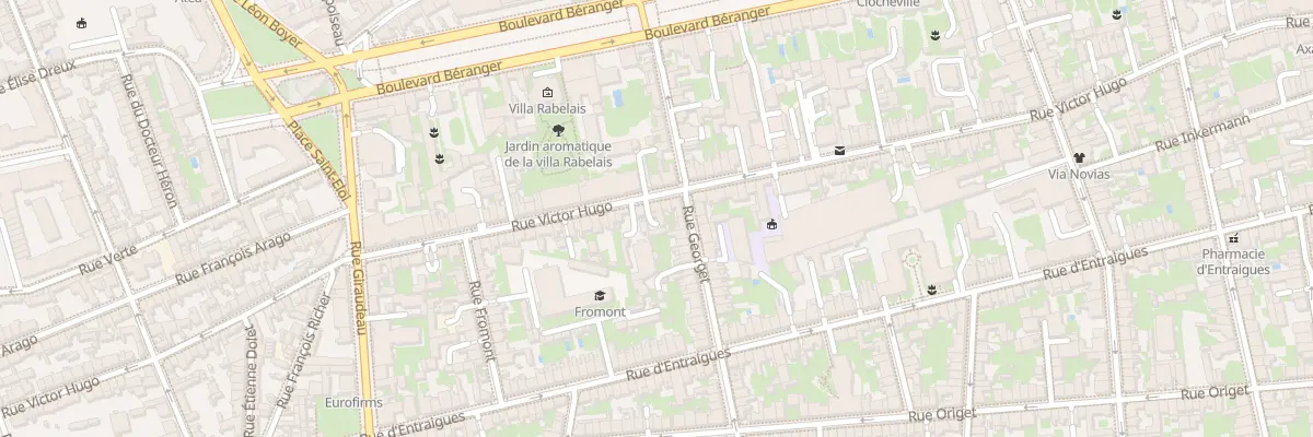 Plan du 148 Rue Victor Hugo à Tours